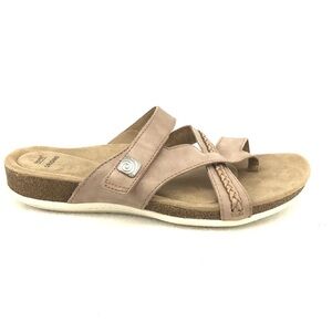Earth Origins Sandals Womens 11 M Bosk Brent Thong Pink Leather Casual comfort‎